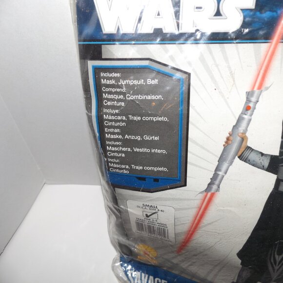 Star Wars Savage Opress Child Costume Small (4-6) New, Old Stock, Open Pkg - Picture 2 of 13